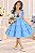 Vestido Blogueirinha Ursinho dos Sonhos Azul Bebe - Imagem 1