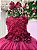 Vestido Juvenil Vila Lele Regata Flores Marsala - Imagem 4