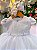 Vestido Menina Bonita Bebe Alice Cecília Branco - Imagem 5