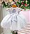 Vestido Menina Bonita Bebe Alice Cecília Branco - Imagem 6