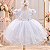 Vestido Menina Bonita Bebe Alice Cecília Branco - Imagem 2