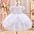 Vestido Menina Bonita Bebe Alice Valentina Branco - Imagem 2