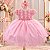 Vestido Menina Bonita Bebe Alice Vitória Rosa Bebe - Imagem 2