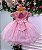 Vestido Menina Bonita Bebe Alice Vitória Rosa Bebe - Imagem 6