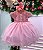 Vestido Menina Bonita Bebe Alice Vitória Rosa Bebe - Imagem 4