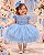 Vestido Menina Bonita Bebe Alice Vitória Azul Bebe - Imagem 1