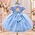 Vestido Menina Bonita Bebe Alice Vitória Azul Bebe - Imagem 3