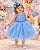Vestido Menina Bonita Bebe Alice Helena Azul Bebe - Imagem 1