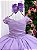 Vestido Bella Child Longo Manuela Lilas - Imagem 4