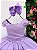 Vestido Bella Child Longo Manuela Lilas - Imagem 6