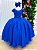Vestido Bella Child Longo Manuela Azul Royal - Imagem 3