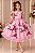 Vestido Bella Child Vanessa Florido Rosa - Imagem 1