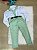 Conjunto Meninos Miss Cherry Leo Suspensorio Verde Menta - Imagem 5