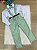 Conjunto Meninos Miss Cherry Leo Suspensorio Verde Menta - Imagem 3