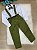 Conjunto Meninos Miss Cherry Leo Suspensorio Verde Oliva - Imagem 3
