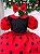 Vestido Banana Club Melody Vermelho Poa Preto - Imagem 3