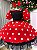 Vestido Banana Club Melody Vermelho Poa Branco - Imagem 4