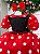 Vestido Banana Club Melody Vermelho Poa Branco - Imagem 3