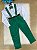 Conjunto Meninos Miss Cherry Leo Suspensorio Verde Bandeira - Imagem 3