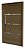 PORTA PIVOTANTE BRONZE COM FRISO COD. 5038 - Imagem 1