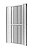 PORTA BALCÃO BRANCA 4 FOLHAS COM TELA MOSQUITEIRA COD. 2708 - Imagem 1