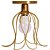 Lustre De Teto Industrial Plafon Retrô Aramado Tulipa - Imagem 2