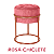 Puff Argola Decoração Base Cobre - Imagem 4