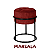 Puff Argola Decoração Base Preta - Imagem 9