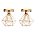 Kit 2 Lustres De Teto Industrial Plafon Aramado Diamante - Imagem 2