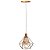 Pendente Luminária Lustre Aramado Diamante - Imagem 2