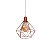 Pendente Luminária Lustre Aramado Diamante - Imagem 7