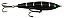 Isca Artificial Volt 80 10 Gr Cor 9110 Prreto - Imagem 1
