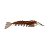 Isca Artificial Real Shrimp 8 cm 5 unidades Cor Cinnamon Red Gold Flake - Imagem 1