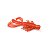 Isca Artificial Monster 3X Craw Dance Pacote com 2 Unidades Cor Premium Red - Imagem 1