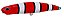 Isca Artificial Yara Top Stick 90 9 cm 9,5 gr Cor 16 Cobra Coral - Imagem 1