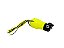 Isca Artificial Yara Crazy Popper 6 cm 13 gr Cor 34 Amarelo Cabeça Preta - Imagem 1