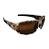 Óculos de Sol Polarizado Yara Dark Vision 01352 Sport Lente Marrom Armação Mármore - Imagem 1