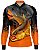 Camisa de Pesca Brk Dourado Laranja com Proteção UV 50+ - Imagem 1