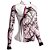 Camisa de Pesca Feminina Brk Pink Leaf com Proteção UV 50+ - Imagem 2