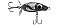 Isca Artificial Deconto Cigarrinha 4 cm 5 gr Cor 639 - Imagem 1