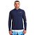 Camiseta Fishing Co Masculina com Ziper UPF50+ Cor Marinho - Imagem 2