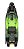 Caiaque Brudden My Way Fishing kayak Cor Lima com Preto - Imagem 1