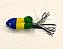 Isca Artificial Bad Line Bad Blow 6,7 cm 12,8 gr Cor 110 Tricolor Azul-Amarelo-Verde - Imagem 2