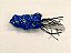 Isca Artificial Bad Line New Bad Frog 6,2 cm 12,6 gr Cor 151 Azul com Pingo Amarelo Flúor - Imagem 2
