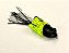 Isca Artificial Bad Line New Bad Frog 6,2 cm 12,6 gr Cor 27 Amarelo Flúor Cabeça Preta - Imagem 3