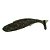 Isca Artificial HKD Beast Shad 10,5 cm 10 gr 5 Un Cor 30 Aurora Black - Imagem 1