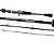 Vara Daiwa Laguna 6'6" (1,98m) 10-25 Libras LAG662MHFB-BR para Carretilha 2 Partes - Imagem 1