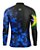 Camiseta de Pesca Mar Negro Masculina Premium Camuflado Azul - Imagem 2