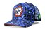 Boné Trucker Bad Fish Cor 710 Azul Camuflado - Imagem 1