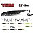 Isca Artificial Yum Shad Pulse 9 cm Pc c/ 8 un Cor 198 Chartreuse Clear - Imagem 2